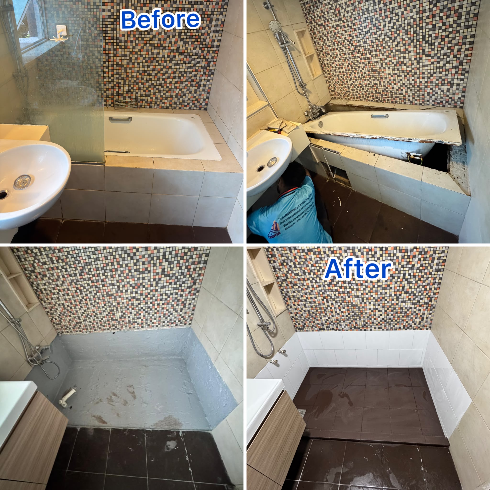 Bathtub Removal & Shower Area Conversion Service in Singapore | Handyman SG